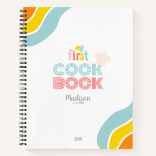 "My First cookbook for kids"  Notebook
