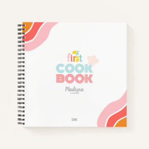 "My First cookbook for kids"  Notebook
