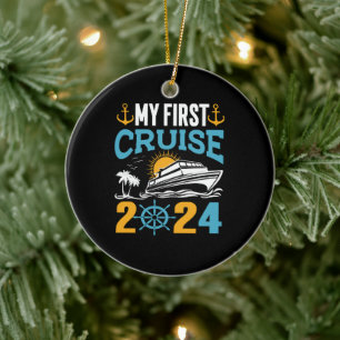 My First Cruise 2024 Ceramic Ornament