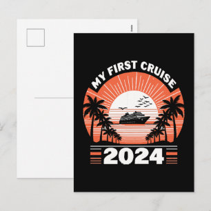 My First Cruise 2024 Holiday Postcard