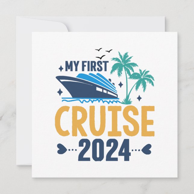 My First Cruise 2024 Invitation (Front)