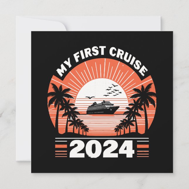 My First Cruise 2024 Invitation (Back)