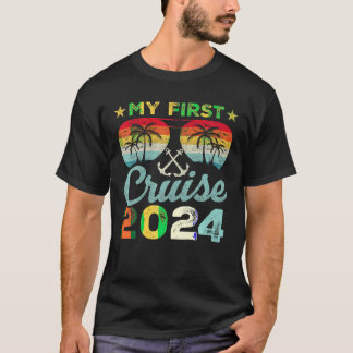 My First Cruise 2024 Matching Family Cruise Ship V T-Shirt