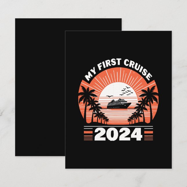 My First Cruise 2024 RSVP Card (Front/Back)