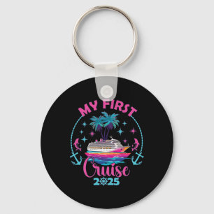My First Cruise 2025 Family Vacation Cruise Ship T Key Ring