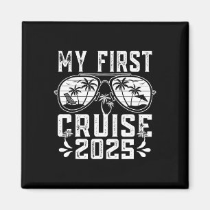 My First Cruise 2025 Family Vacation Cruise Ship T Magnet