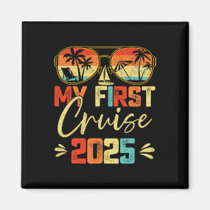My First Cruise 2025 Family Vacation Cruise Ship T Magnet