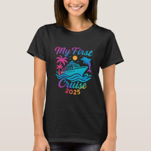 My First Cruise 2025 Family Vacation Trip Ship Mat T-Shirt