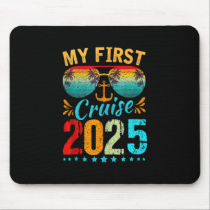 My First Cruise 2025 Tee Family Vacation Cruise Sh Mouse Pad