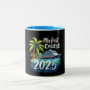 My First Cruise 2025 Two-Tone Coffee Mug
