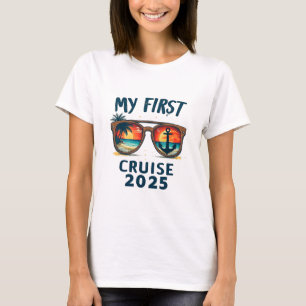 My First Cruise 2025 Vacation Cruise Ship Travel T-Shirt