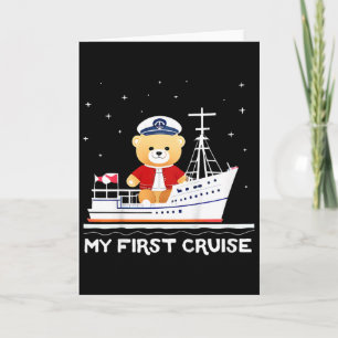 My First Cruise 2025 Vacation Gift For Toddler And Card