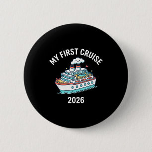 My first cruise 2026 6 cm round badge