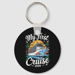 My First Cruise 2026 Family Vacation Trip Ship Mat Key Ring