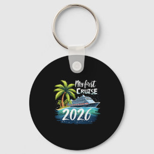 My First Cruise 2026 Funny First Time Cruise Vacat Key Ring