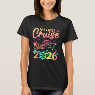 My First Cruise 2026 Funny First Time Cruise Vacat T-Shirt