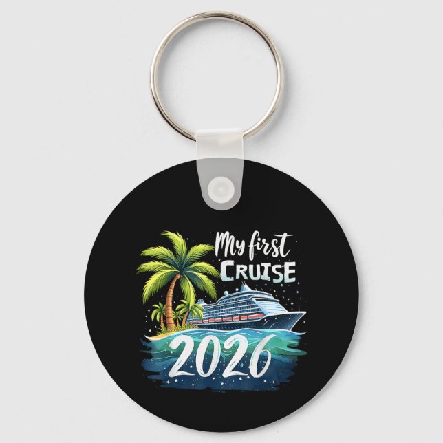 My First Cruise 2026 Key Ring (Front)