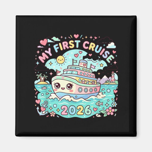 My first cruise 2026  magnet (Front)