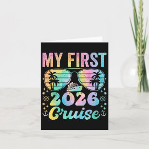 My First Cruise 2026 Vacation Matching Family Crui Card