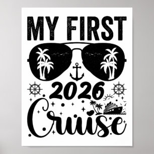 My First Cruise 2026 Vacation Matching Family Crui Poster