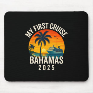 My First Cruise Hamas 2025 Vacation Souvenir Beach Mouse Pad