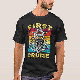 My First Cruise Men Women Girls and Boys Rookie Tr T-Shirt