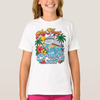 My First Cruise T-Shirt, Family Cruise Vacation T-Shirt