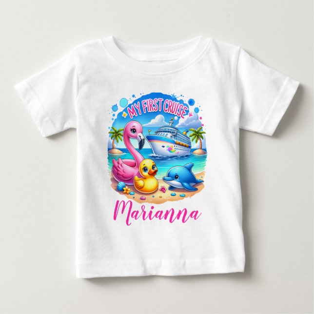 My First Cruise Toddler Shirt (Front)