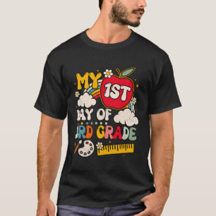 My First Day Of 3Rd Grade I'M 8 Years Old And Read T-Shirt