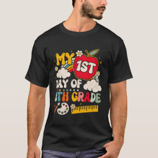 My First Day Of 8Th Grade I'M 13 Years Old Back To T-Shirt