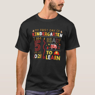 My First Day Of Kindergarten Teacher Student Back T-Shirt