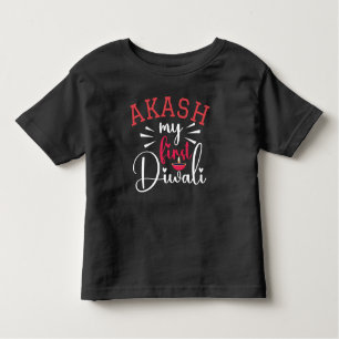 My First Diwali Personalized  Toddler T-Shirt
