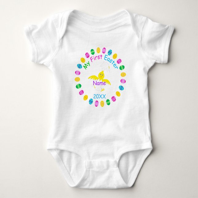 My First Easter Baby Bodysuit (Front)