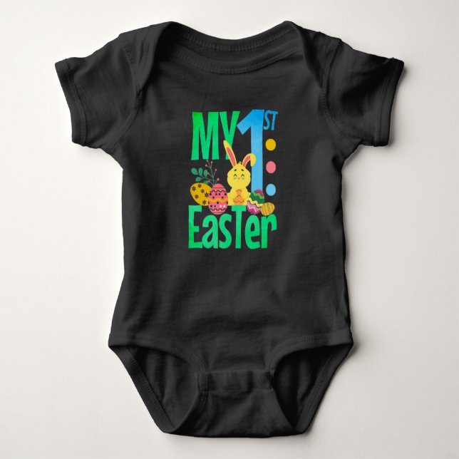 My First Easter Baby Bodysuit (Front)