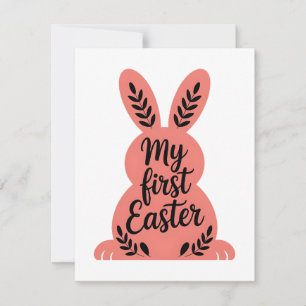 My First Easter Baby Bunny Card