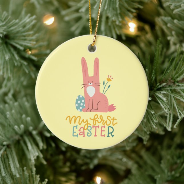 My First Easter Ceramic Ornament (Tree)