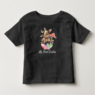 My First Easter Watercolor Bunny Toddler T-shirt