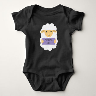 My first eid - baby sheep baby bodysuit