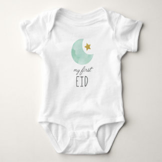 My First Eid baby wear, clothes Baby Bodysuit