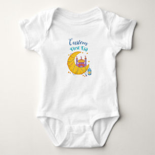 My First Eid Muslim Baby Eid El Fitr  Custom Name Bodysuit