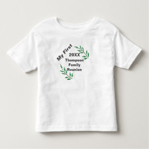 My First Family Reunion Tree Branches Event Toddler T-Shirt