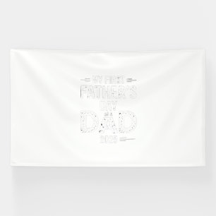 My First Father's Day As A Dad 2025  Banner