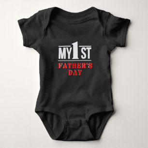 My First Father's Day,My 1st. Father's Day Baby Bo Baby Bodysuit