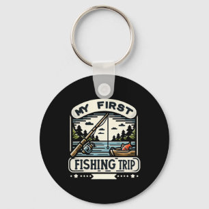 My First Fishing Trip Key Ring