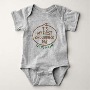 My First Groundhog Day Baby Bodysuit