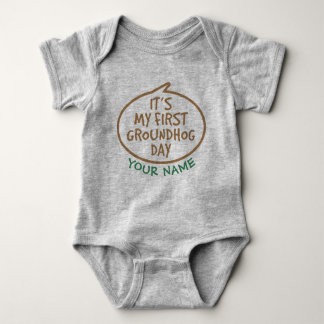 My First Groundhog Day Baby Bodysuit