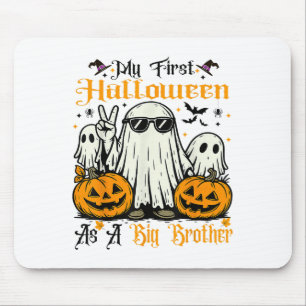 My First Halloween As A Big Brother Ghost Pumpkin  Mouse Pad