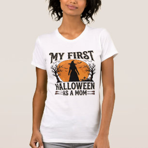 My First Halloween as a Mum Vintage Halloween Desi T-Shirt