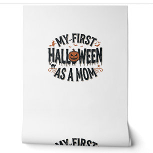 My First Halloween as a Mum Vintage Halloween Desi Wallpaper