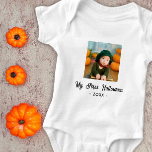 My First Halloween Baby's Photo  Baby Bodysuit